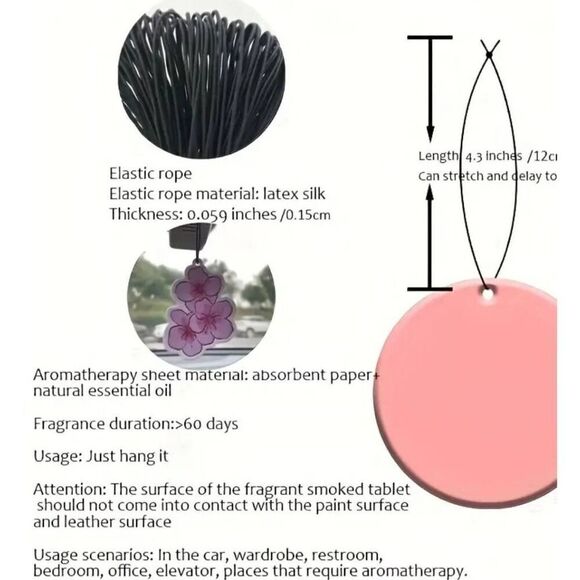 2/$21 Faith Over Fear Car Mirror Ornament - Brand New - Picture 6 of 8